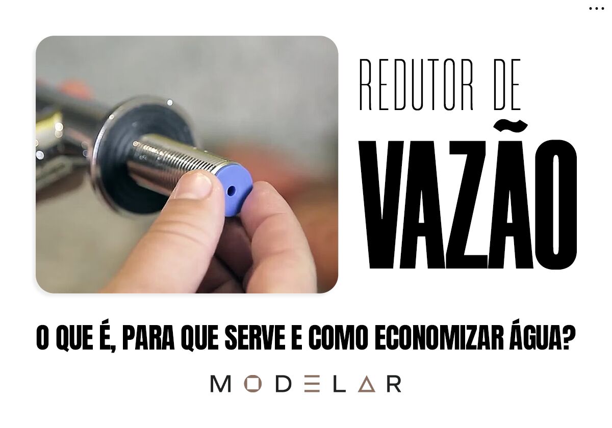 Redutor de vazão: economizando água de forma eficiente