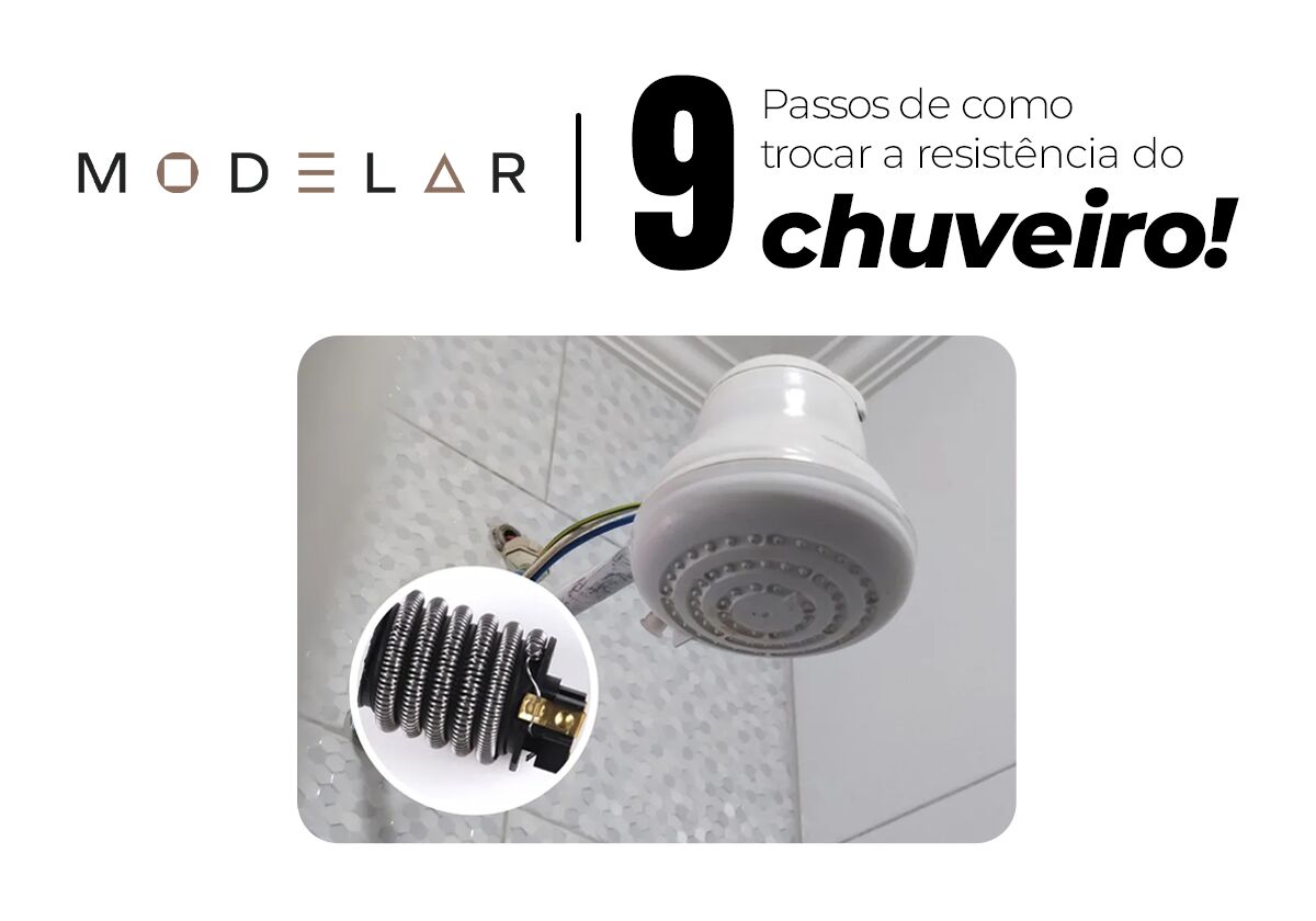 Passos para trocar a resistência do chuveiro